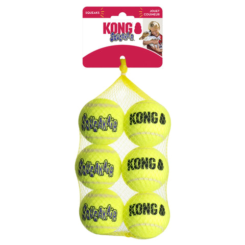 SqueakAir Balls Medium, 6 Pack