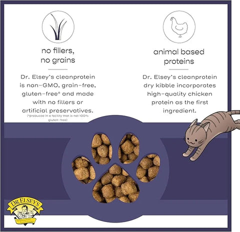 Dr. Elsey's cleanprotein Chicken Cat Kibble 6.6 lb. Bag