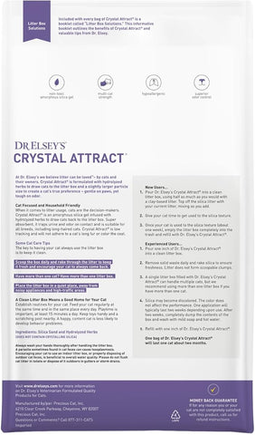 Dr. Elsey's Crystal Attract Silica Cat Litter, 8lbs